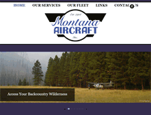 Tablet Screenshot of montanaaircraft.com